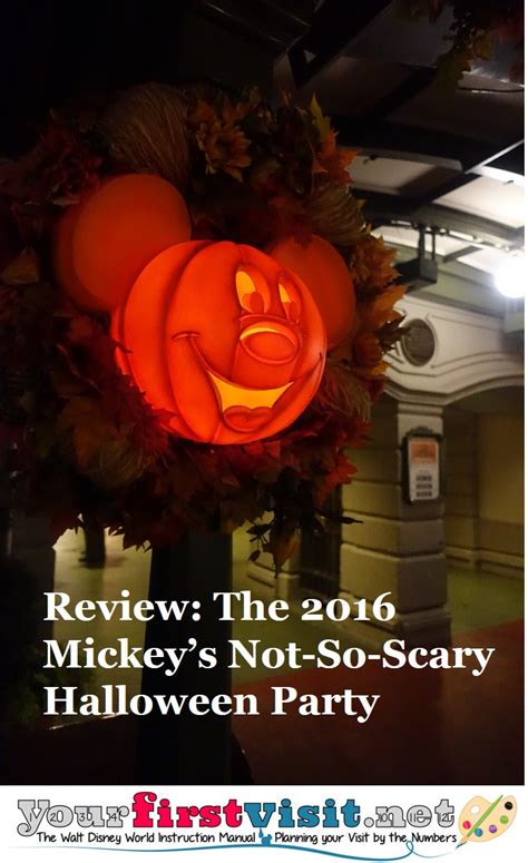 Review: Mickey's Not-So-Scary Halloween Party 2016 - yourfirstvisit.net