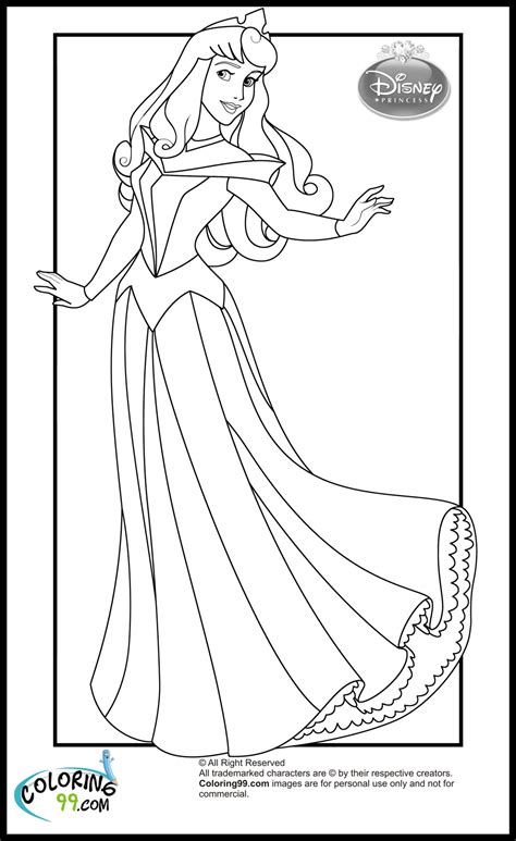 Minnie mouse disney coloring pages pictures print the word cartoon is actually derived from the italian, meaning cartone paper. Disney Princess Coloring Pages | Team colors