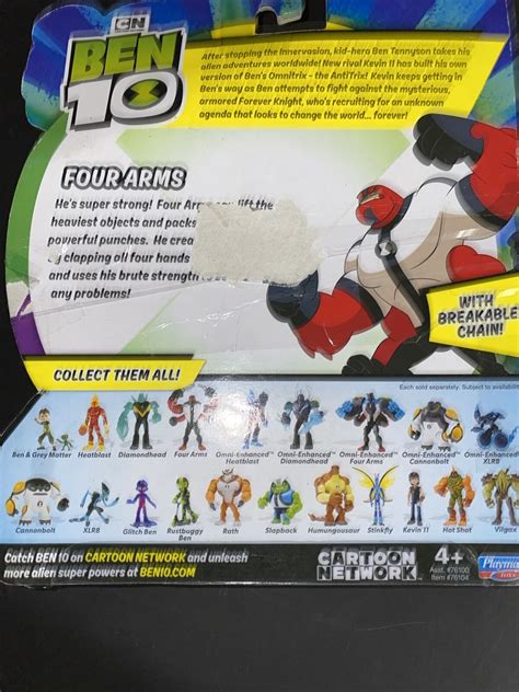 Ben 10 Four Arms 5 Action Figure With Breakable Chain Ebay