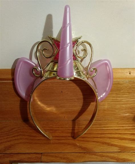 3 Twilight Sparkle Head Band With Horn Ears And Tiara Never Used