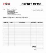 Credit Note Template Pictures