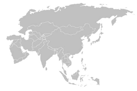 Eurasia Blank Map