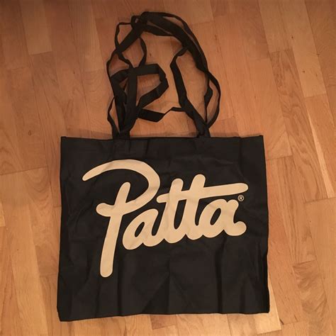 Patta Patta Tote Black Bag Grailed