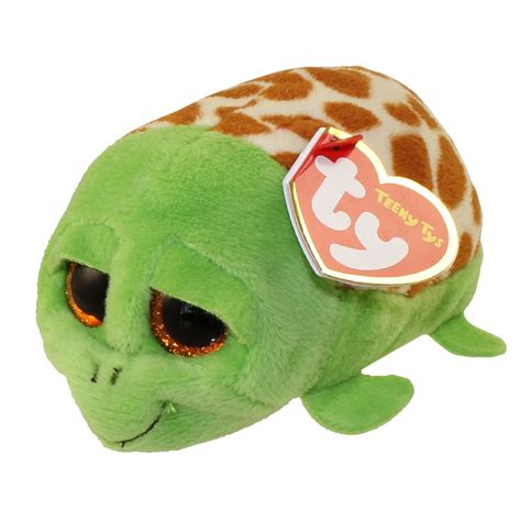 TY Beanie Boos Teeny Tys Stackable Plush CRUISER The Turtle Inch Mint