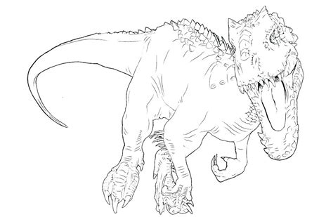 Indominus Rex Coloring Page at GetColorings.com | Free printable colorings pages to print and color