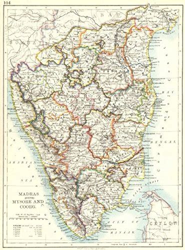 State, district information and facts. Jungle Maps: Map Of Karnataka And Kerala