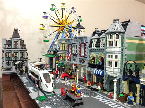 Complete Lego City With All 10 Modular Buildings Haunted House