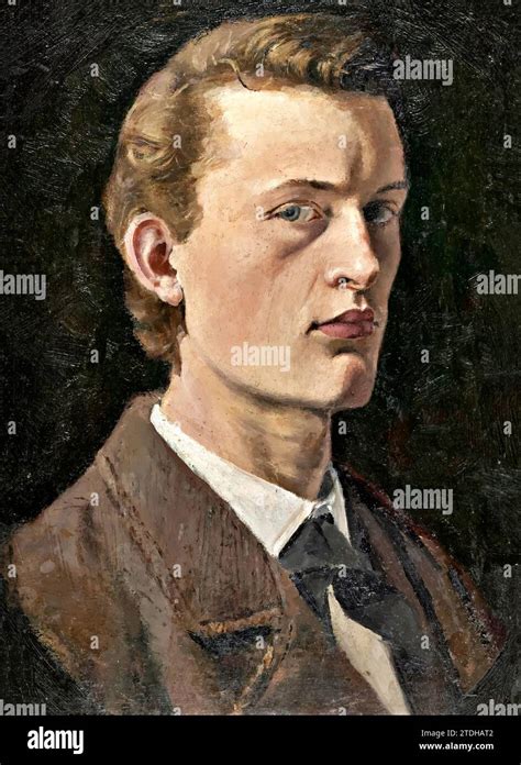 Self Portrait 1882 Painting By Artist Munch Edvard 1863 1944