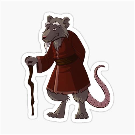 Master Splinter Sticker For Sale By Zakniteh Redbubble