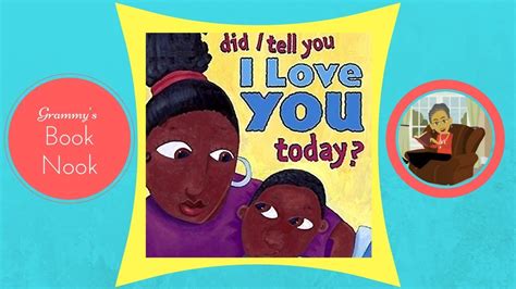 Your answers books with pdf/mobi/kindle/epub format,tell me so i know: Did I Tell You I Love You Today? | Children's Books Read ...