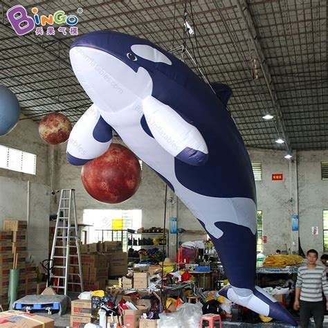 Ocean Theme Giant Inflatable Whale For Decoration Inflatable Killer