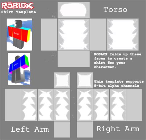 Roblox Shaded Shirt Template Download Png Image Png Mart