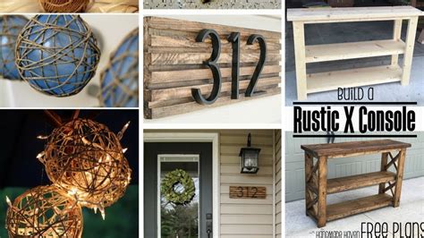 Handmade, rustic 'quality' wood home decor. 5 DIY Cheap Rustic Home Decor Projects Worth Trying ...