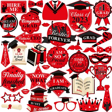 Buy Katchon Graduation Photo Booth Props 2023 Xtralarge Pack Of 36