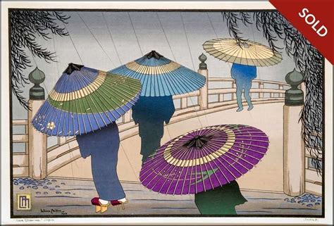 Lillian Miller Rain Blossoms Japan A 1928 The Verne Collection