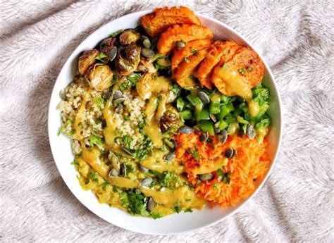 Buddha Bowl Automne Vegan Sans Gluten Sans Lactose Végétarien Idée