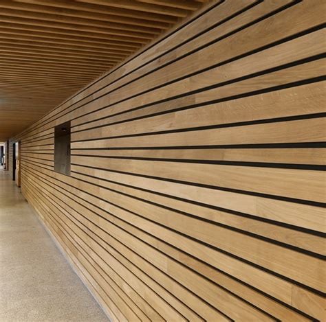 Acoustic Linear Walls Solid Wood Veneer