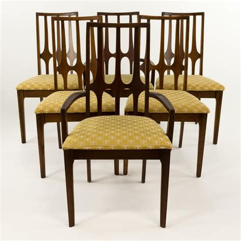Vintage Broyhill Brasilia Mid Century Dining Chairs Set Of 6 Chairish
