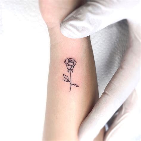 If Youre Considering Getting A Small Rose Tattoo On Your Body See The