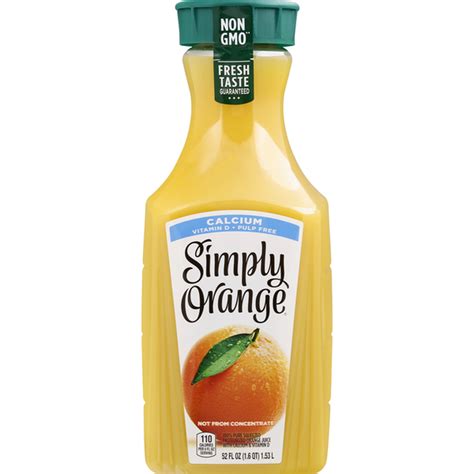 Simply Orange Juice With Calcium (52 oz) from Mollie Stone's Markets ...