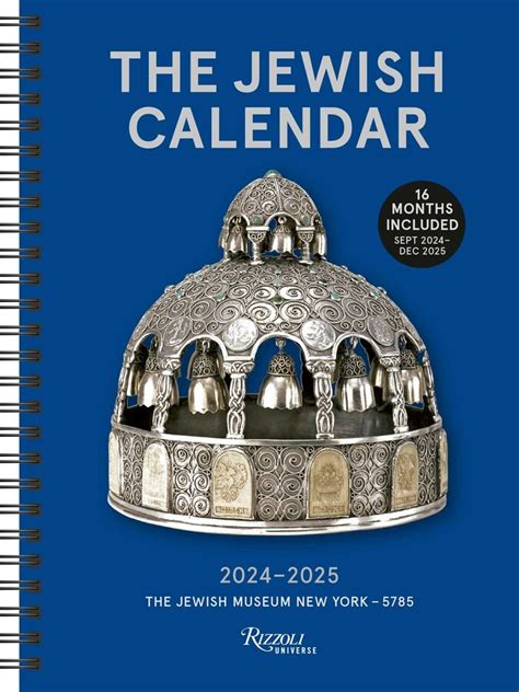 The Jewish Calendar 20242025 5785 16 Month Planner Book Summary