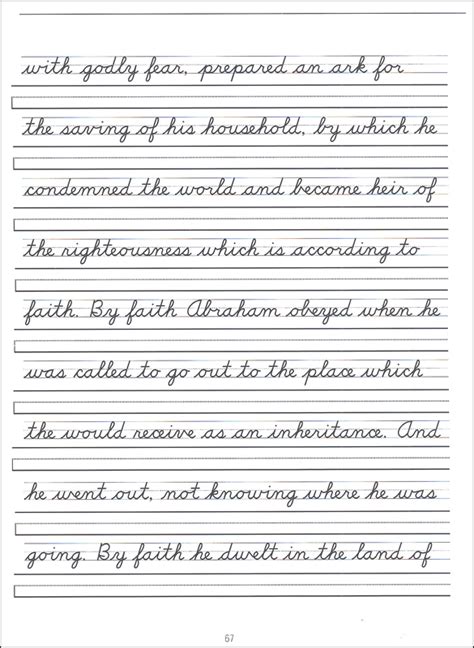 Practice your cursive letter writing skills with our free printable alphabet charts for kids. Scripture Character Writing Worksheets D'Nealian Advanced Cursive | Italic Builders