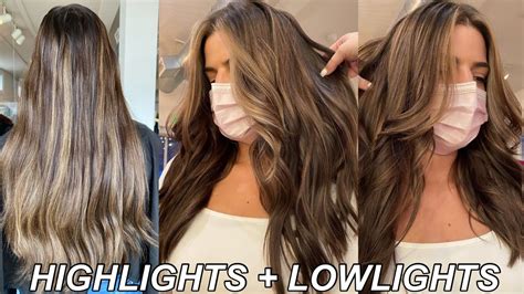 Balayage To Brunette With Lowlights And Highlights Hair Tutorial