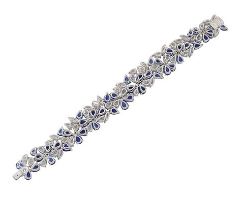 Graff Sapphire And Diamond Bracelet Christies