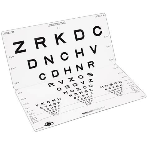 Sloan Letters Folding Eye Chart Medicvision As