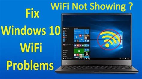 How To Fix Windows Wifi Problem Not Showing Wifi Youtube