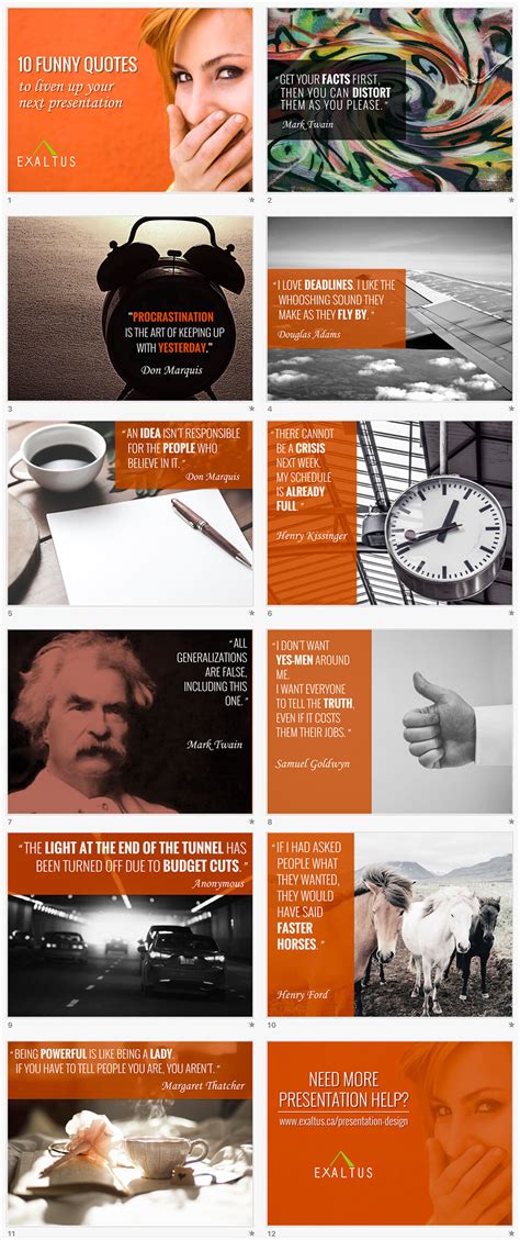 10 Funny Quotes For Your Presentations Powerpoint Exaltus