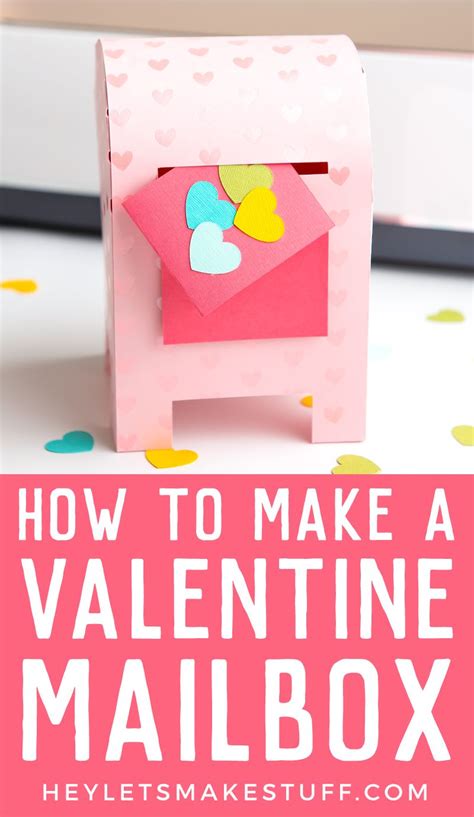 Diy Valentines Day Box With The Cricut In 2020 Valentine Day Boxes
