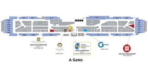 Dubai Airport Floor Map