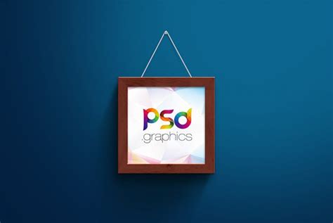 Download Square Wooden Frame Mockup Free PSD - Download PSD