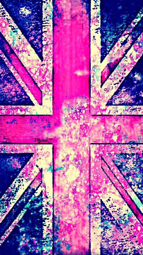 Vintage Union Jack Created By Me Graphic Design 750x1334 Wallpaper