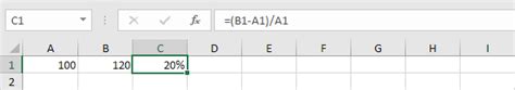 As a result, a 20 percent increase would be multiplied by 120 percent, and a 15 percent increase would be 115 percent (or 1.15). Percentage Formula in Excel - Easy Excel Tutorial