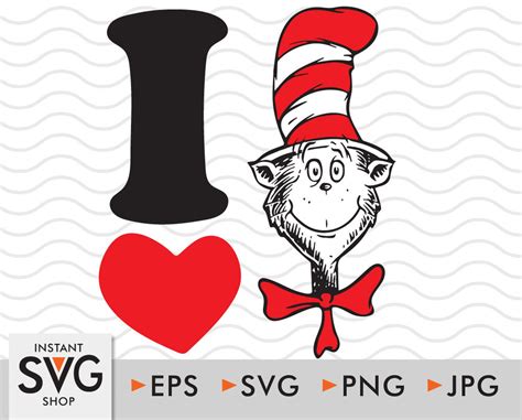 Cat In The Hat Svg Dr Seuss Svg Dr Seuss Svg Files Cat In The Hat Images And Photos Finder