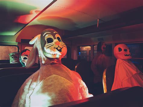 Trick ‘r Treat Movie School Bus At Universal Horror Nights Rhalloween