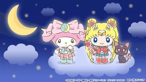 My Melody X Sailor Moon Sailor Moon Wallpaper Sailor Moon Art Cute