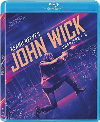 John Wick Chapters Blu Ray Keanu Reeves Ian McShane Lance Reddick Michael Nyqvist