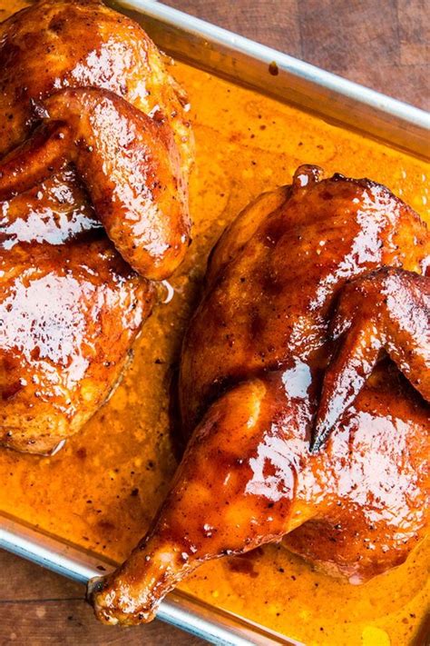 Last time i cooked a chicken, i threw the corn on the last 20 minutes of cooking not really sure how it would turn out. Glazed BBQ Half Chicken by Matt Pittman | Cooking recipes, Recipes