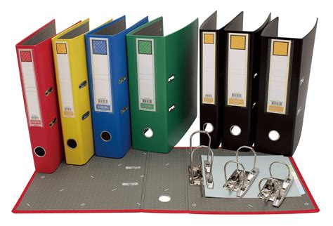 Colorful A4 File Folders With Metal Clip Levers