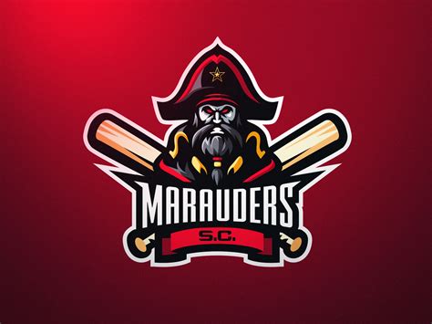 Marauders Baseball Team Logo Design By Mrvndesigns On Dribbble