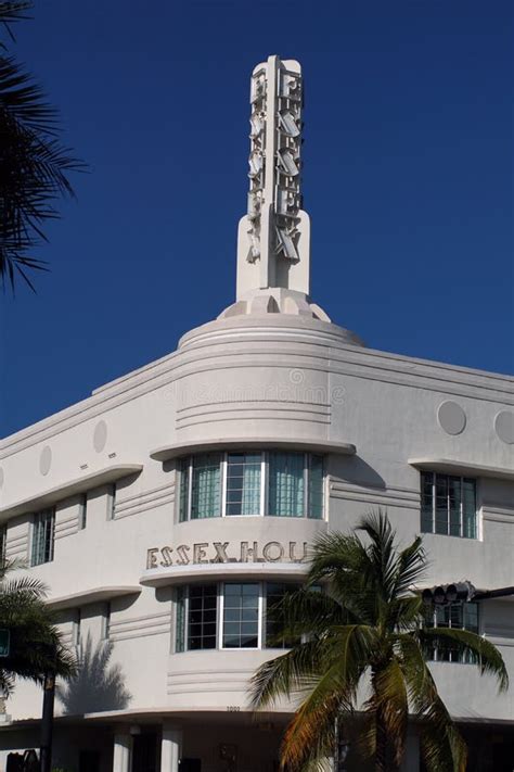 Art Deco Architecture On South Beach In Miami Editorial Stock Image Image Of Deco Beach