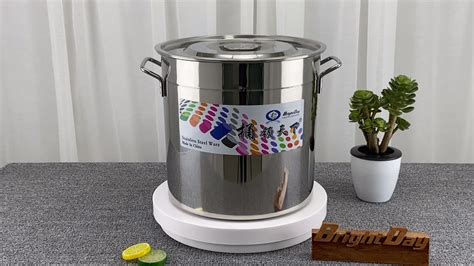 Sturdy and well built, i purchased the 10 gallon pot with the ball valve and thermometer. Stainless Steel 30 Gallon Stock Pot With Lid Steel Barrel ...
