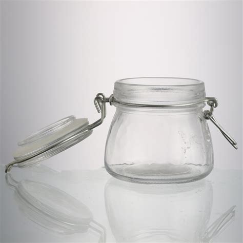 Top Quality 200 Ml Round Shape Fancy Honey Glass Storage Jar With Wooden Cork Lids High Quality