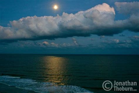 Moonlight Over Myrtle Beach South Carolina Ocean Print Etsy Myrtle