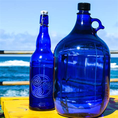 Five Liter Plain Bottle Blue Bottle Love