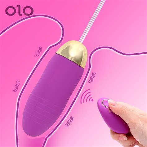 Olo Powerful Bullet Vibrator Remote Control Sex Toys For Women Vibrating Egg Speed Clitoris