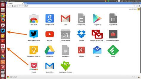 All you have to know is a few required fields and the json syntax.download the. Easily Pin any Chrome App to Ubuntu Application Launcher ...